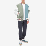 Thom Browne AW22 Ripstop Track Navy Pants