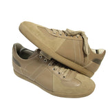 Dior beige leather and suede sneakers