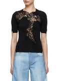 Ermanno Scervino black lace top