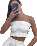 Manera Odevatca white summer top