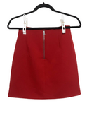 Alice + Olivia red mini skirt
