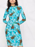 Philipp Plein Pineapple Skies short dress