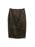 Gianfranco Ferre Cotton and Viscose fur pencil skirt
