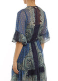 Twinset Blue Paisley Print Dress