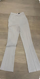 Elisabetta Franchi beige flared trousers