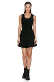Revolve black layered bodycon dress