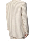 IRO beige and white stripped blazer