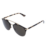 Dior women’s reflected grey havana brown sunglasses
