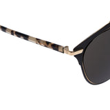 Dior women’s reflected grey havana brown sunglasses