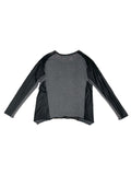 Generation Love gray long-sleeve knitted top