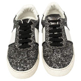 Valentino Glitter Silver and White Sneakers
