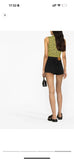 Versace Black Denim Shorts