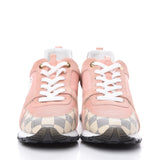 Louis Vuitton Run Away snakers in pink suede and leather