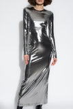 Diesel D-Mathi Metallic Maxi Dress