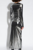 Diesel D-Mathi Metallic Maxi Dress