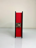 "Queen Of Heart" leather mini clutch