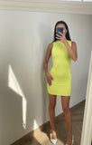 MESHKI Lime Dress